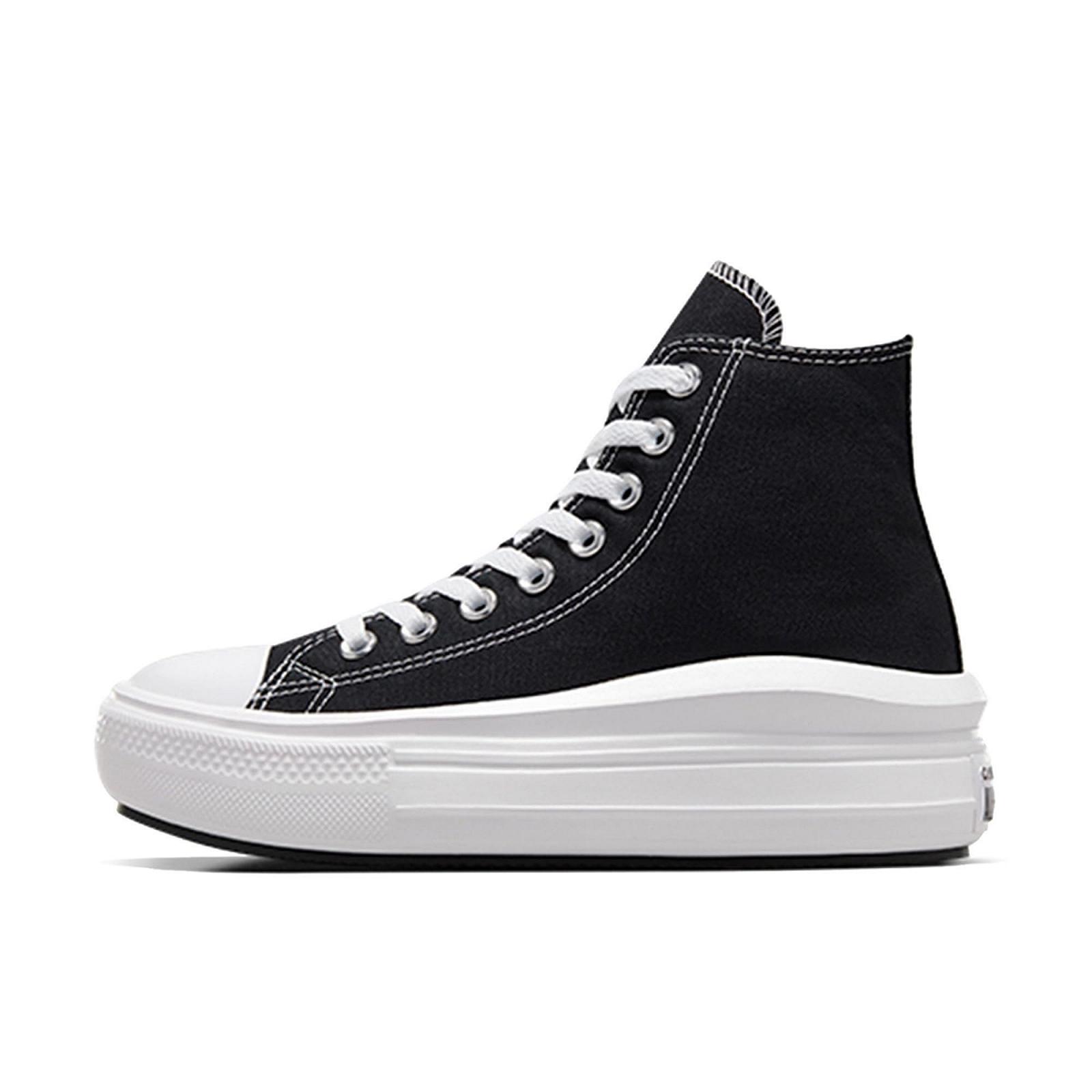 Кеды Converse Move Platform Hi Женские Черный/Белый, Черный Белый, medium, фото №1