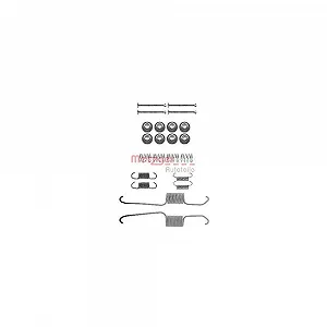 Монтажний комплект гальмівних колодок METZGER 105-0003 задня вісь - Фото 1