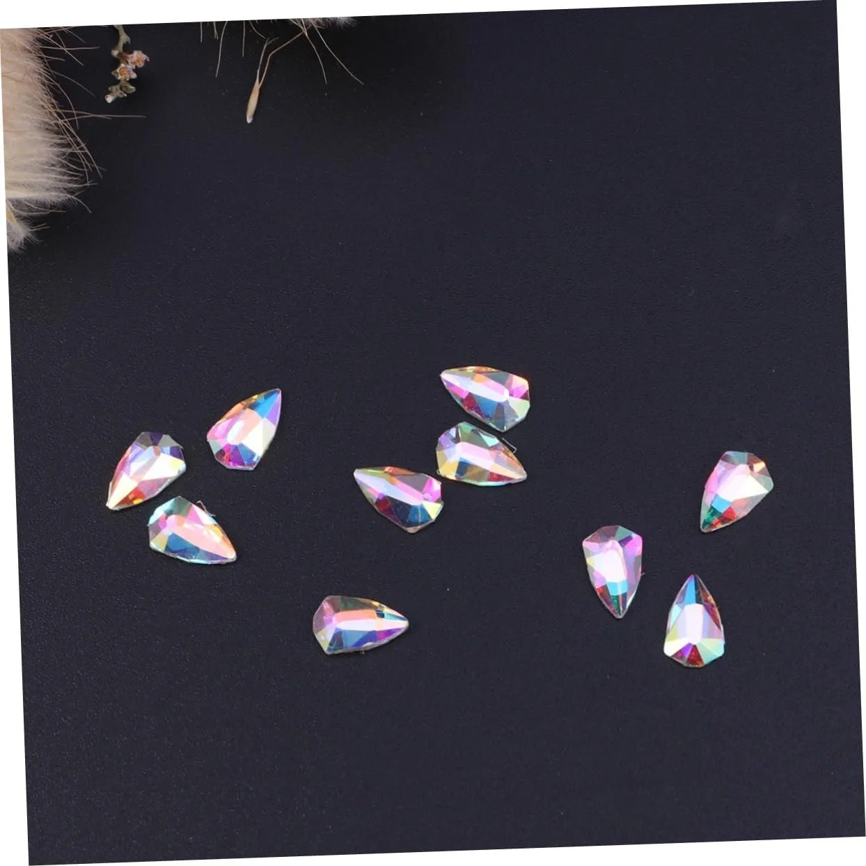 Украшение для ногтей Healvian, блестящий кристалл, набор 10 штук, фото №7