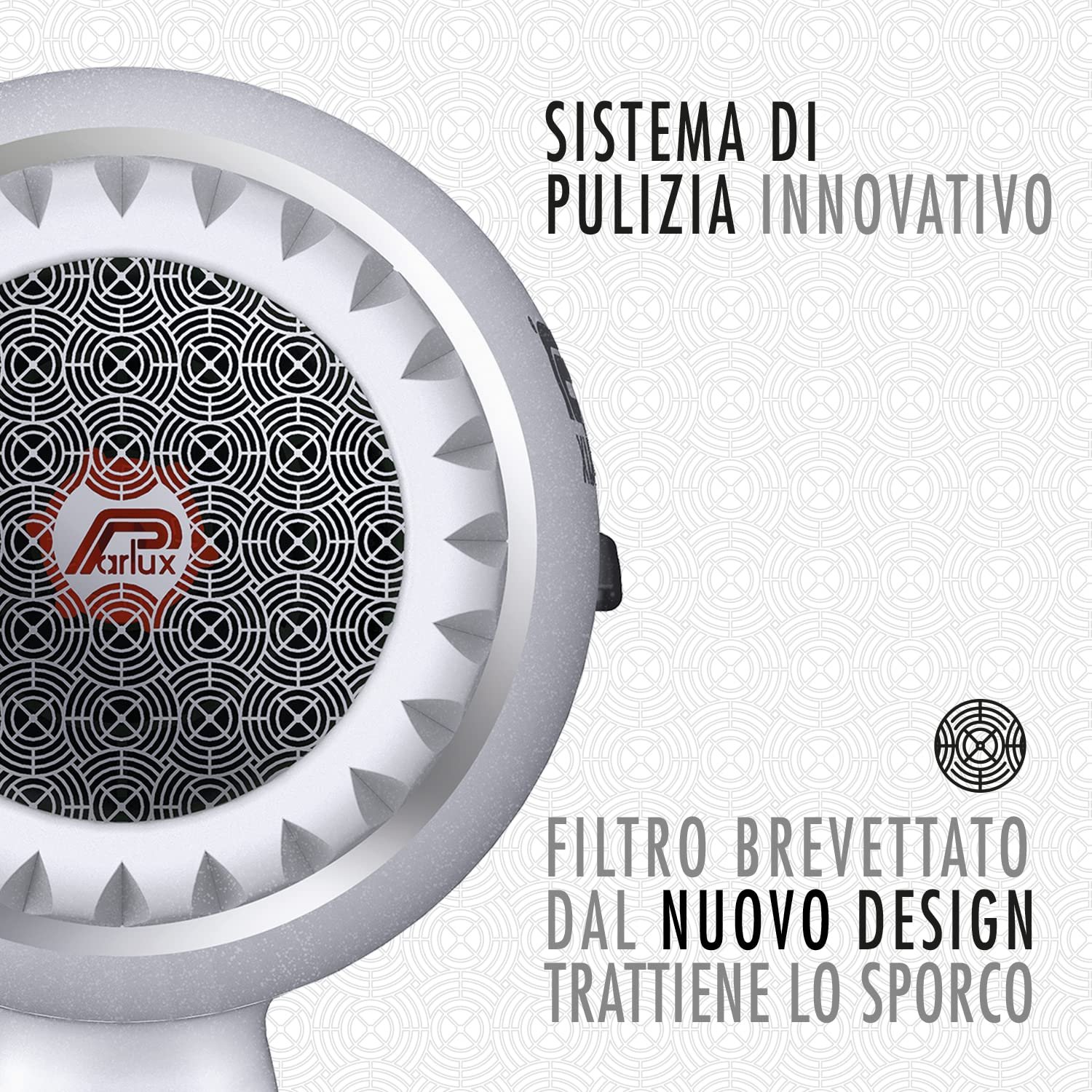 Фен Digital Parlux Digitalyon с диффузором MagicSense, профессиональный, с отрицательными ионами, очень легкий и мощный, глиттер серый, фото №5