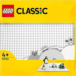 Конструктор LEGO 11013 Classic з прозорими каменями від 4 років та 11026 Classic біла будівельна плита квадратна основа 32 x 32 нуби synthetic.ua - Фото 1