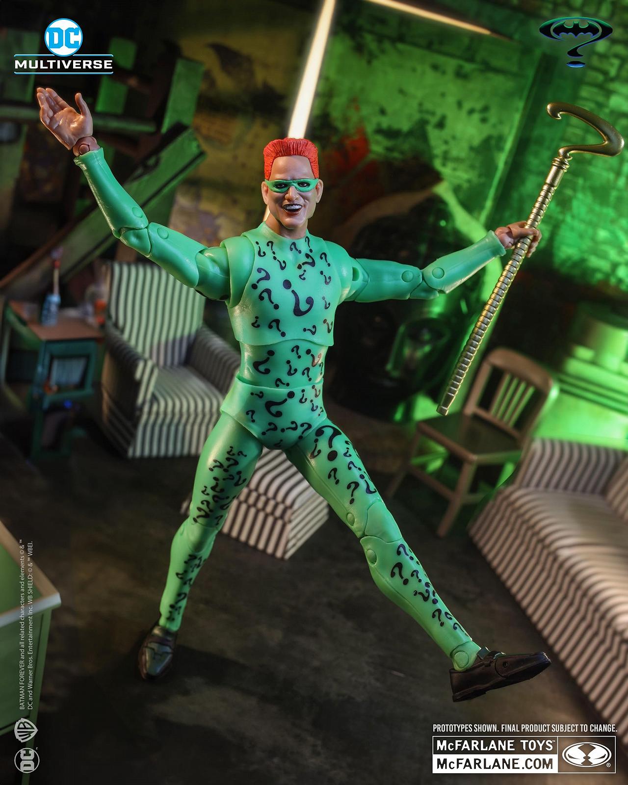 Фігурка The Riddler (Batman Forever) DC Multiverse McFarlane Toys 17,8 см, фото №2