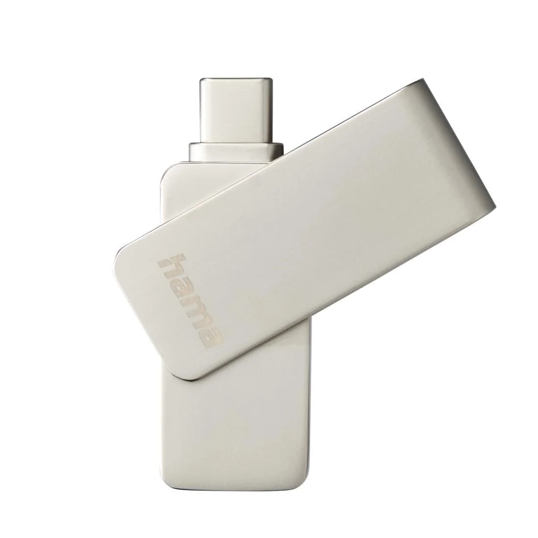 USB Flash Drive Hama Uni-C Rotate Pro 64GB USB C 3.1 Silver, фото №3 USB Flash Drive Hama Uni-C Rotate Pro 64GB USB C 3.1 Silver, фото №3