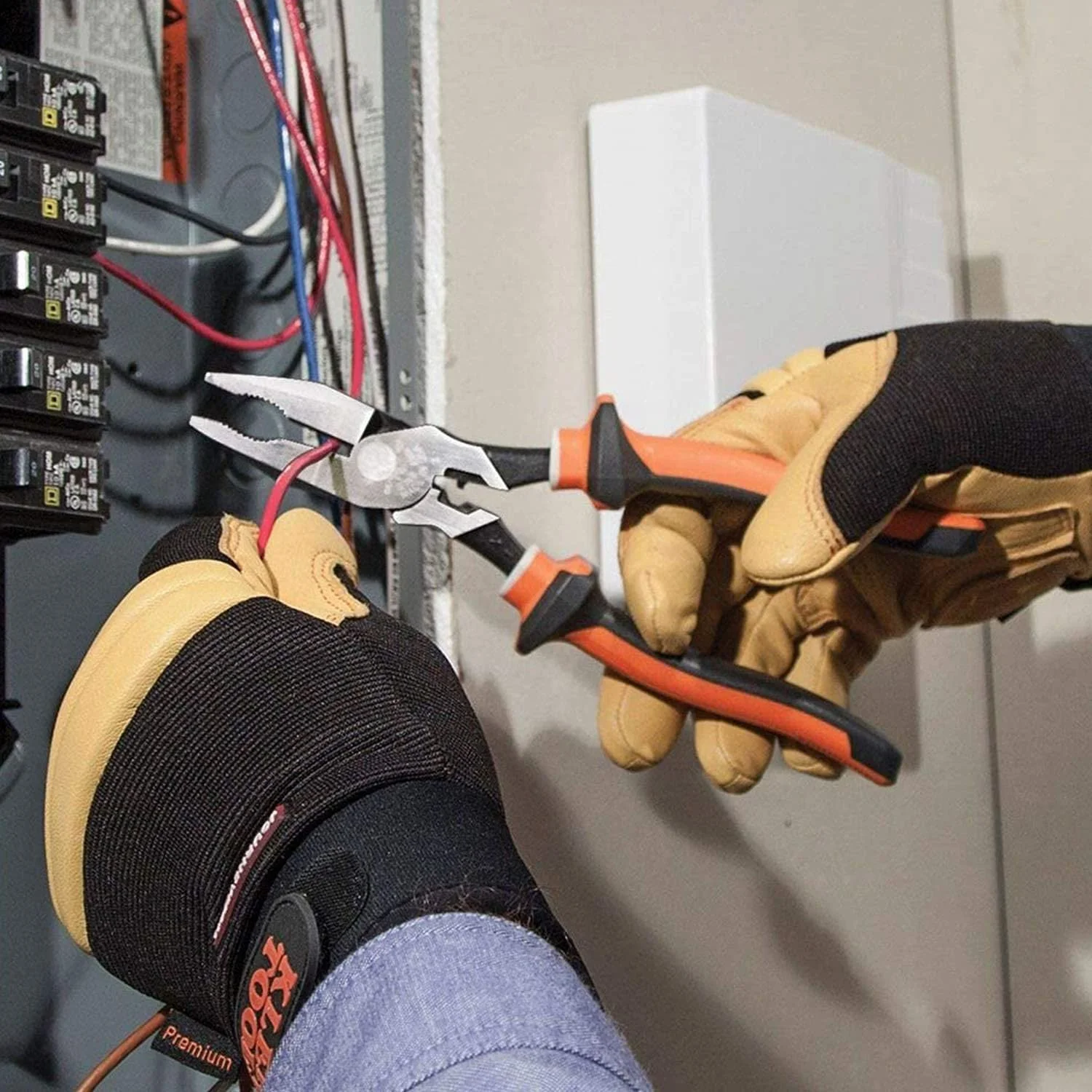 Изолированные комбинированные плоскогубцы Klein Tools 200028EINS, 1000 В, фото №5