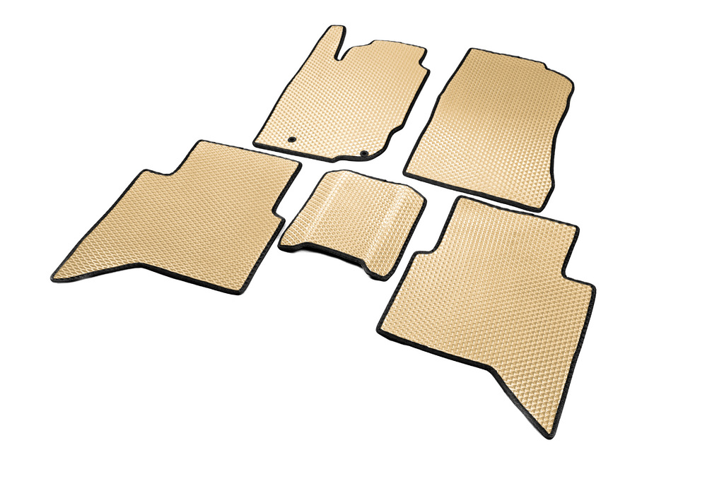 Коврики EVA Бежевый для Toyota Hilux 2006-2015 гг, фото №1