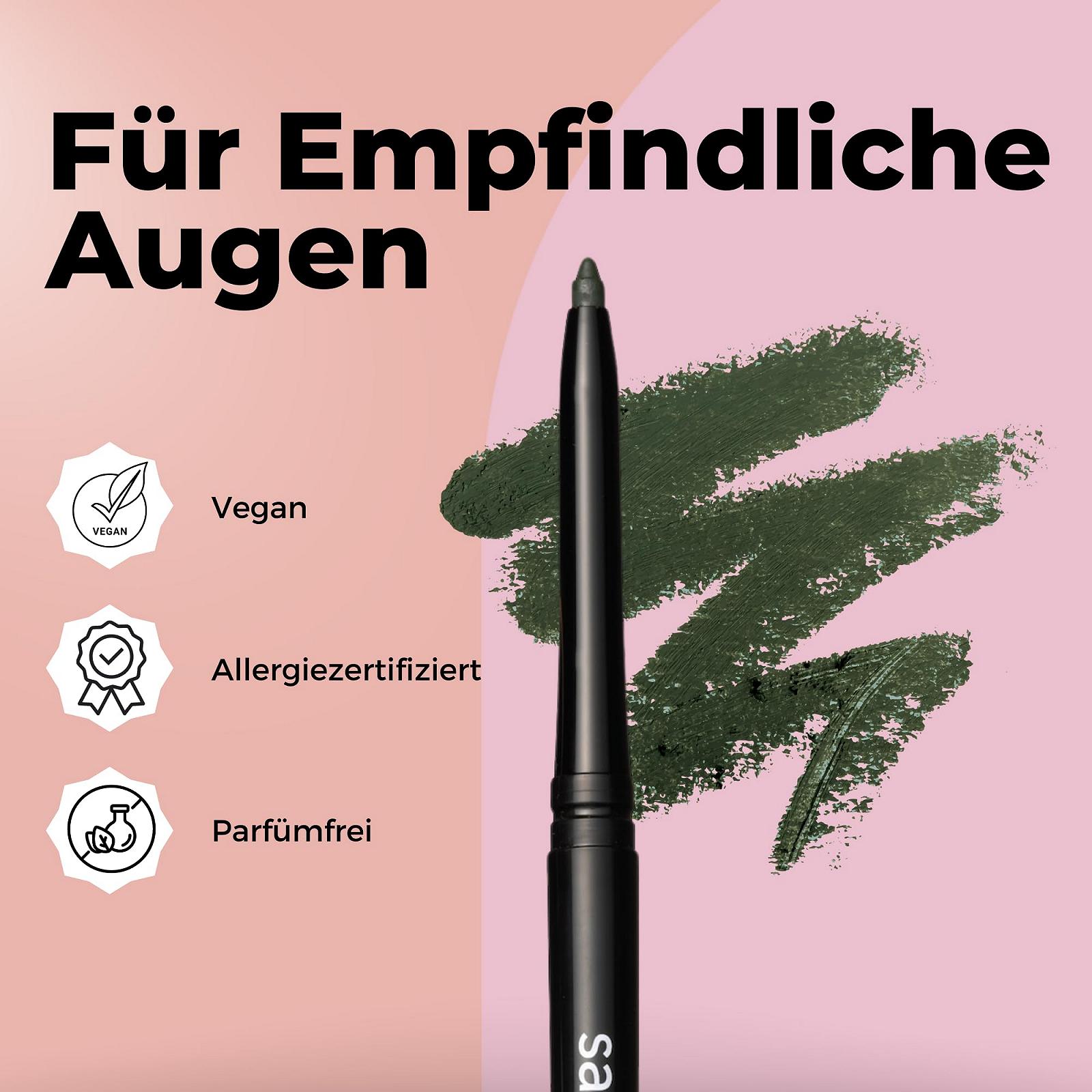 Олівець Sandstone Scandinavia Hypoallergenic Waterproof Eyeliner Waterproof Green, фото №5