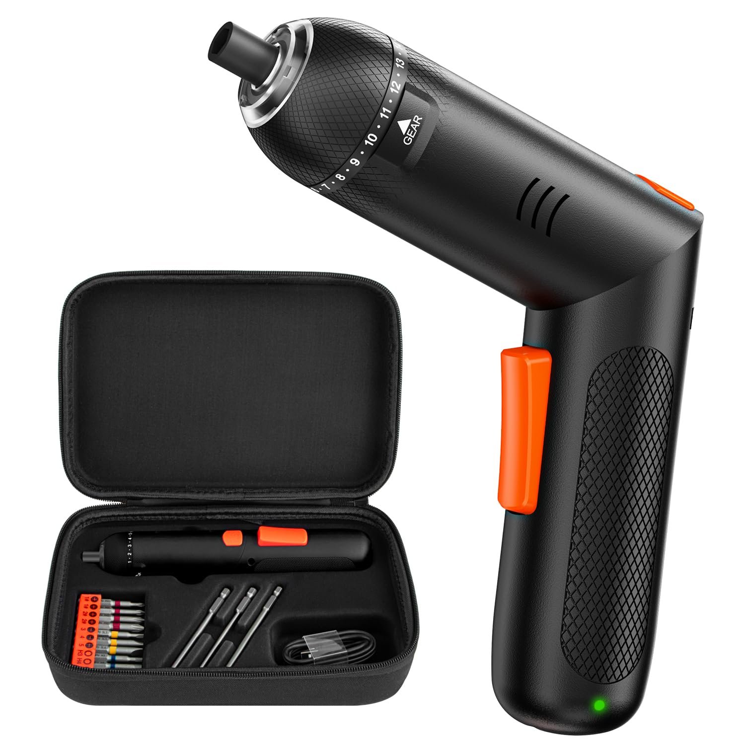 Набір електричних викруток ANBEISTEE 5Nm 3.6V бездротовий, фото №1