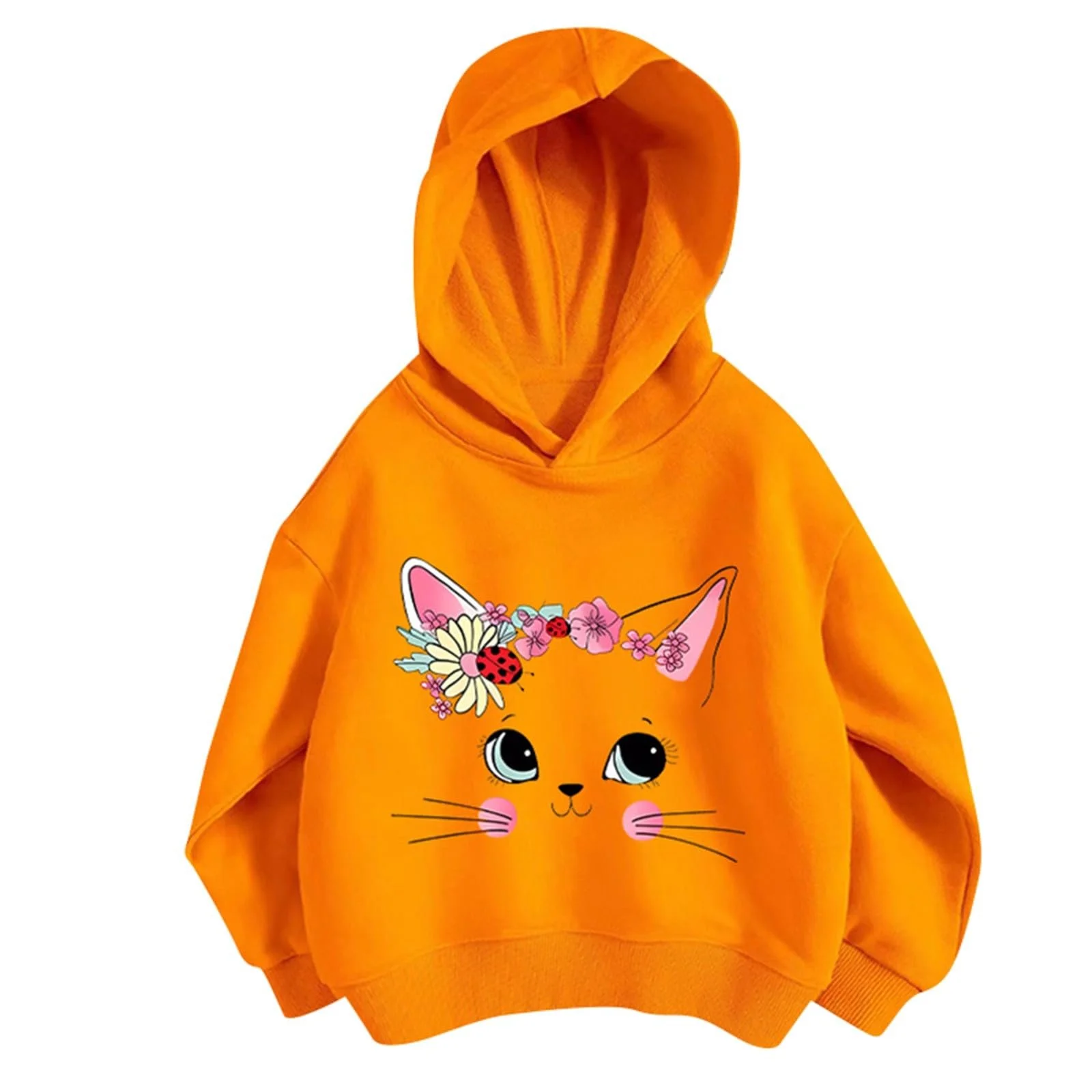 Девочки Худи Подростковый Осенний Худи на молнии Подростковый Осенний Худи на молнии Детская Теплая Куртка с Капюшоном, фото №1