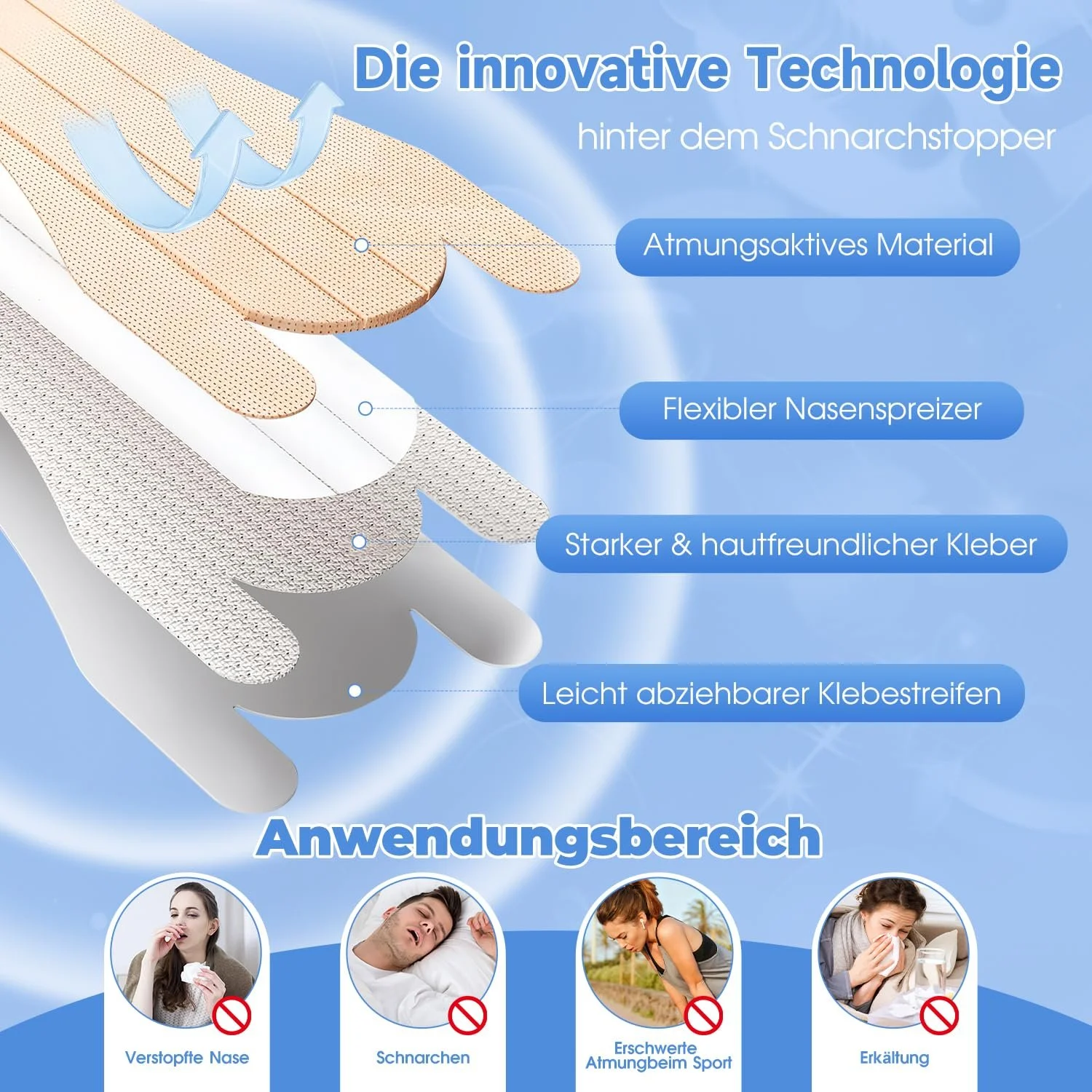 Пластыри для носа Snoring Stopper, пластыри от храпа., фото №4
