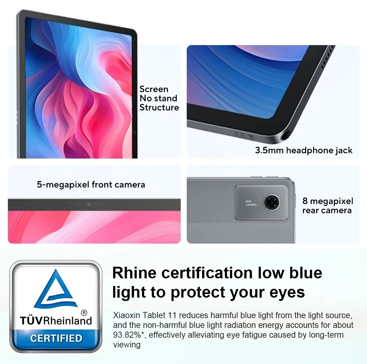 Планшет Lenovo Xiaoxin Pad 11" 2025 6/128Gb 2.5К Dimensity 6300 Dolby Atmos WiFi, фото №10 Планшет Lenovo Xiaoxin Pad 11" 2025 6/128Gb 2.5К Dimensity 6300 Dolby Atmos WiFi, фото №10