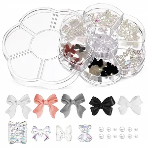 Украшения для ногтей Бантики FRCOLOR 1 коробка - Фото 1