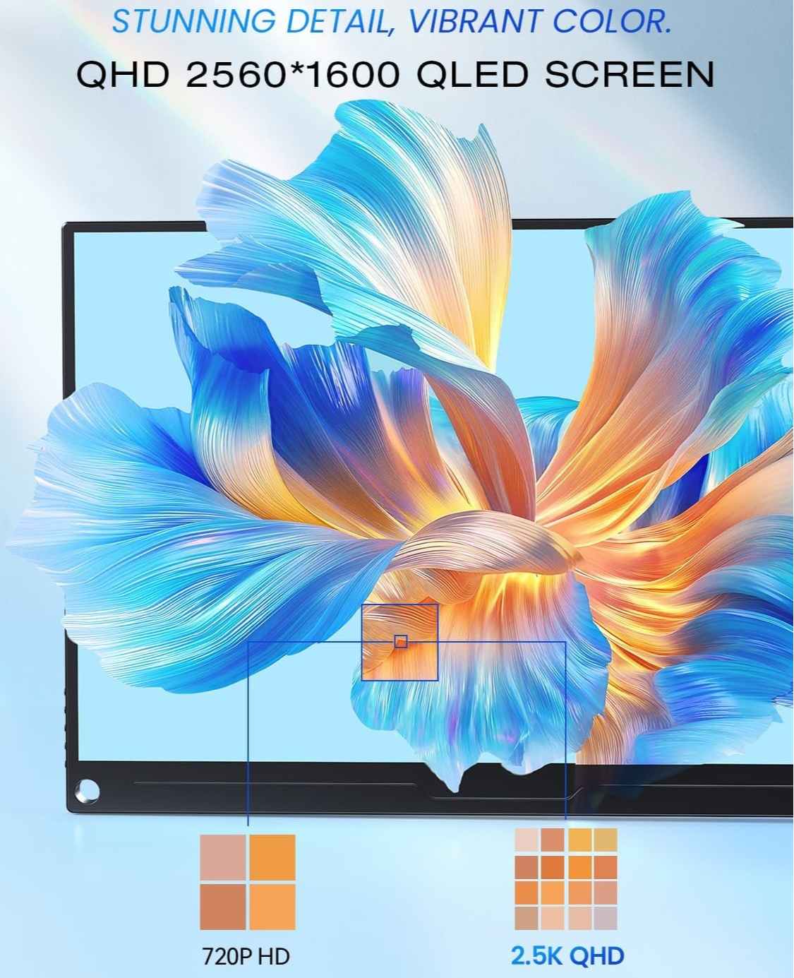 Монітор 16" UPERFECT 2K IPS 60 Гц, фото №4