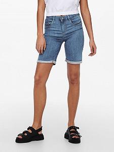 Шорти ONLRAIN LIFE MID LONG SHORTS NOOS 15176847 Medium Blue Denim ONLY Блакитний S - Фото 1