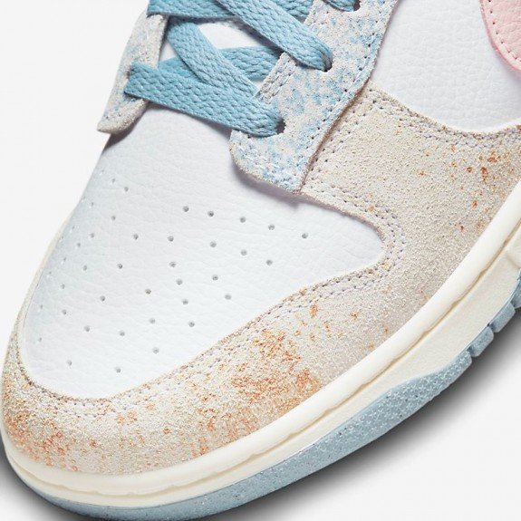 Кроссовки NIKE DUNK LOW PINK BLUE GOLD 44, фото №7