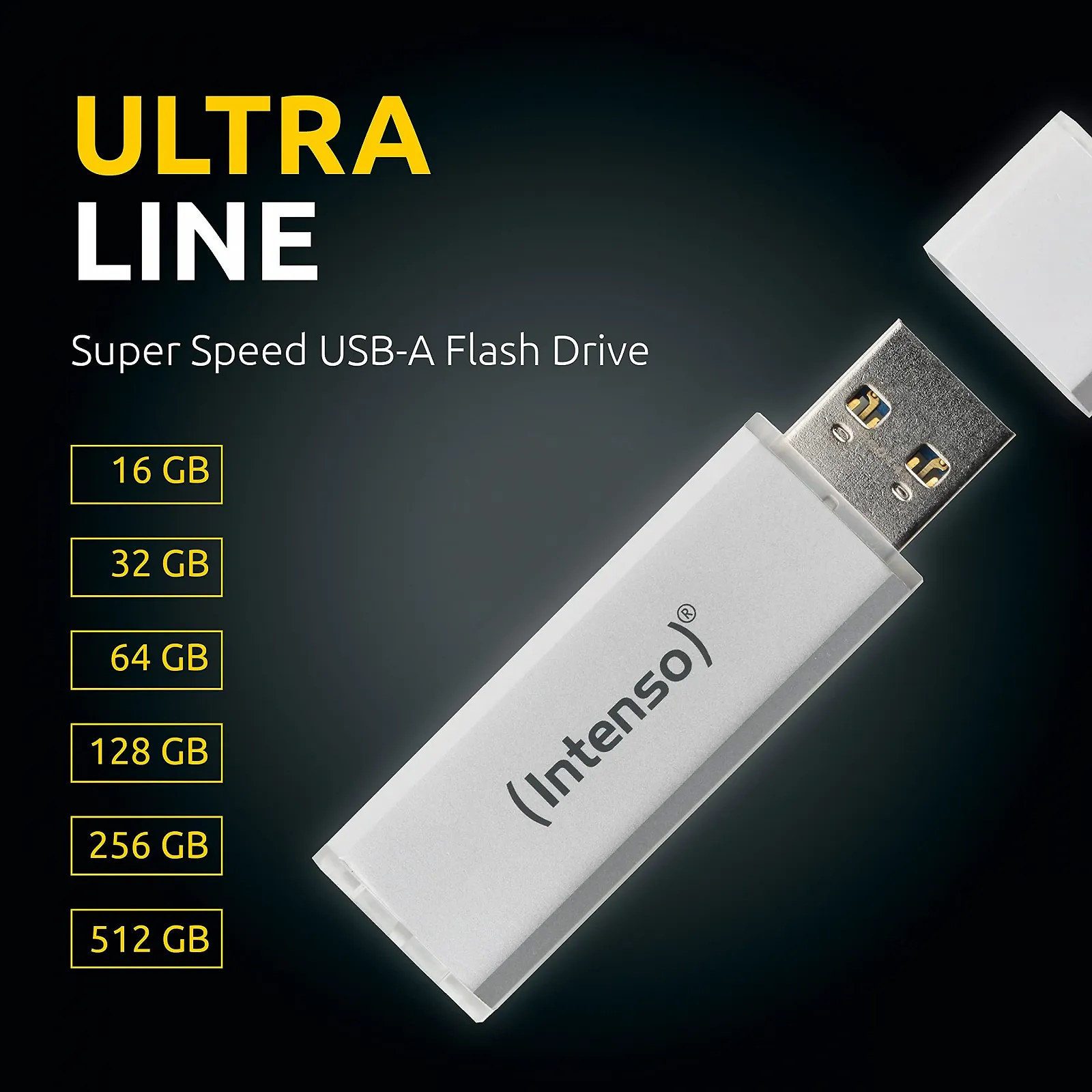 USB-накопичувач Intenso Ultra Line 16 ГБ Silver, фото №2