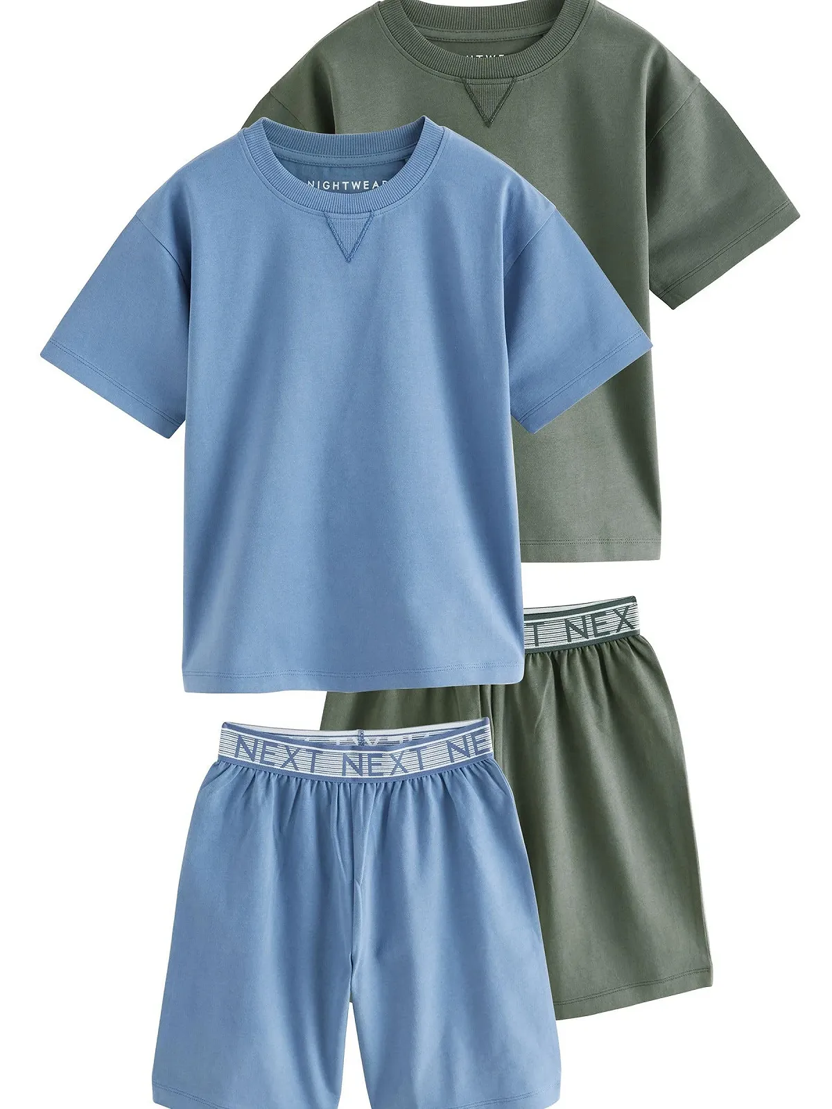 Комплект піжамний NEXT з 2 штук, шорти, 100% бавовна, фото №1