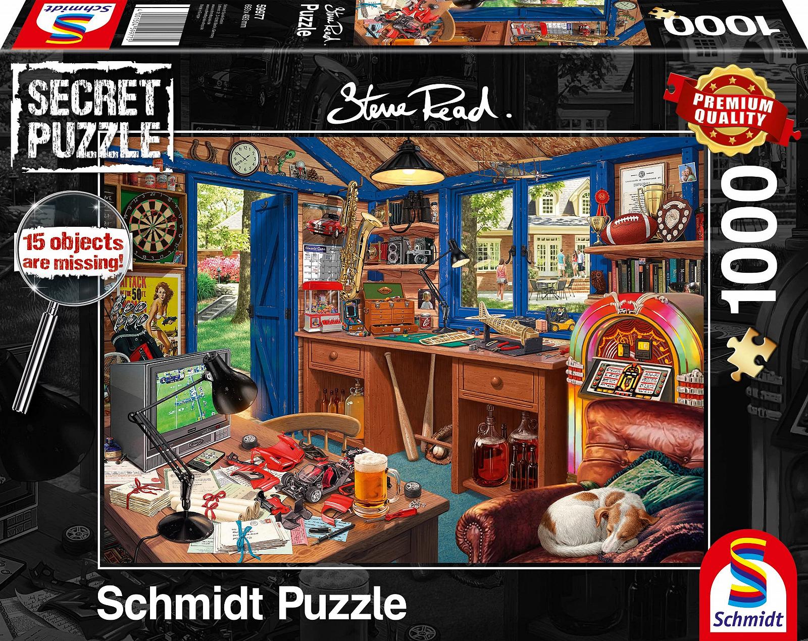 Пазл Schmidt Spiele Secret Puzzle 59977 1000 деталей Father's Workshop, фото №1