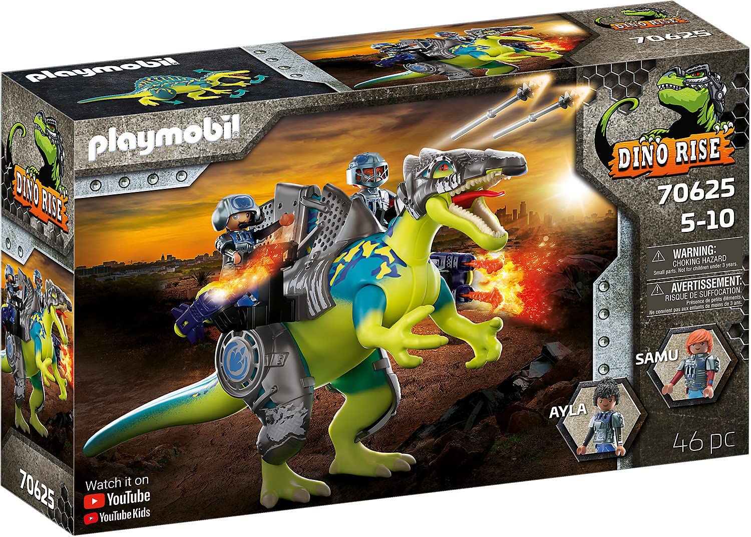 Игровой набор Playmobil Dino Rise Spinosaurus 70625 Двойная сила защиты, фото №1