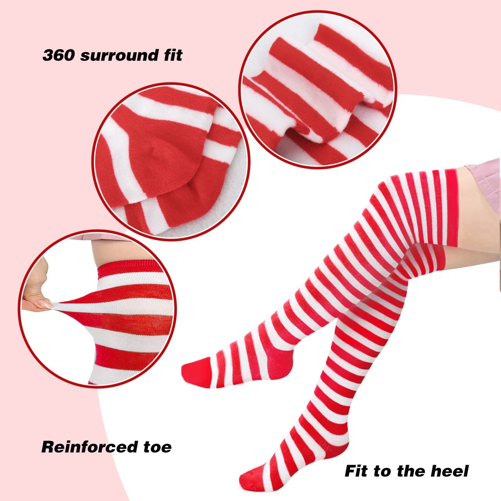 Смугасті шкарпетки (2 пари), фото №3