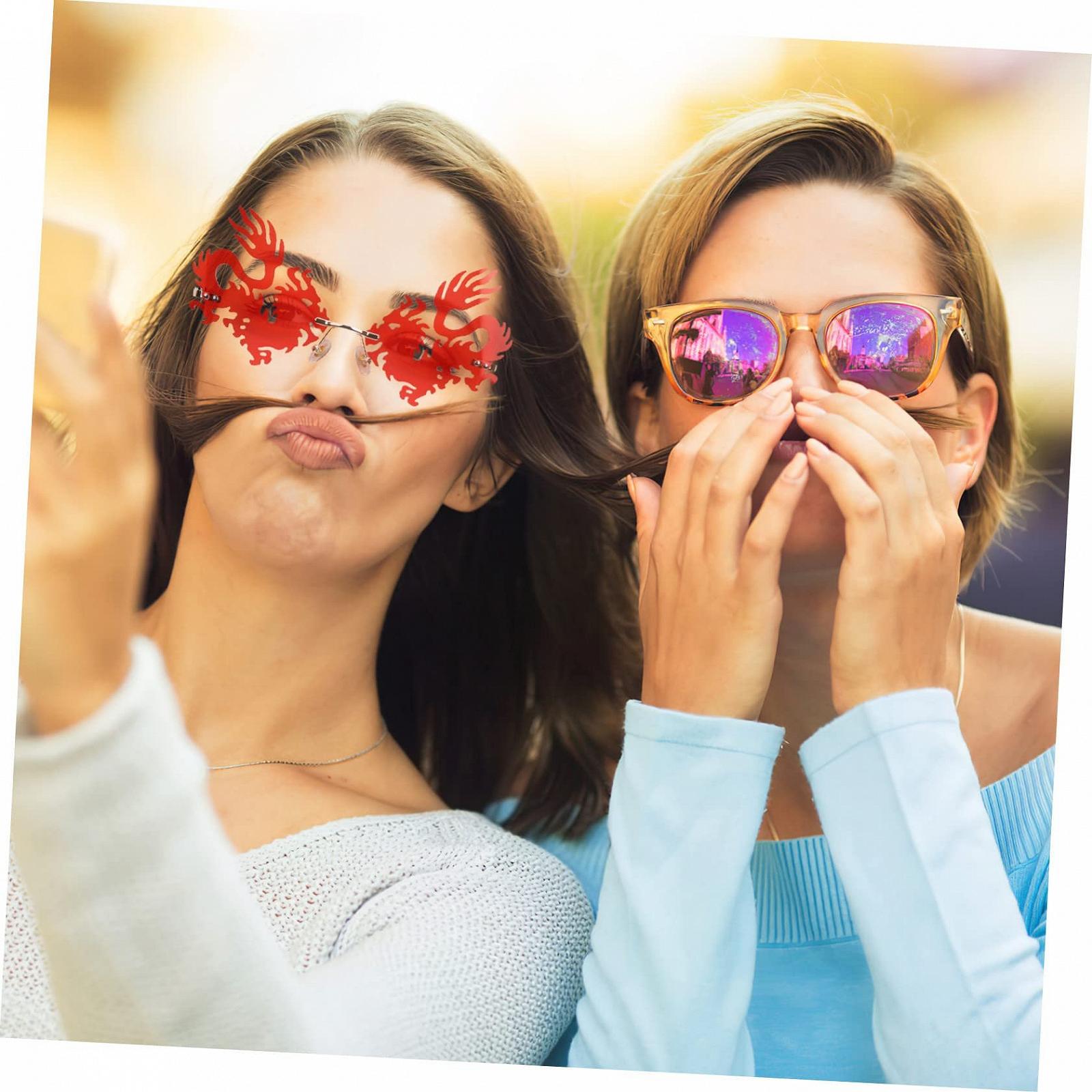 Сонцезахисні окуляри Вогонь PACKOVE 3 пари, червоний, фото №7