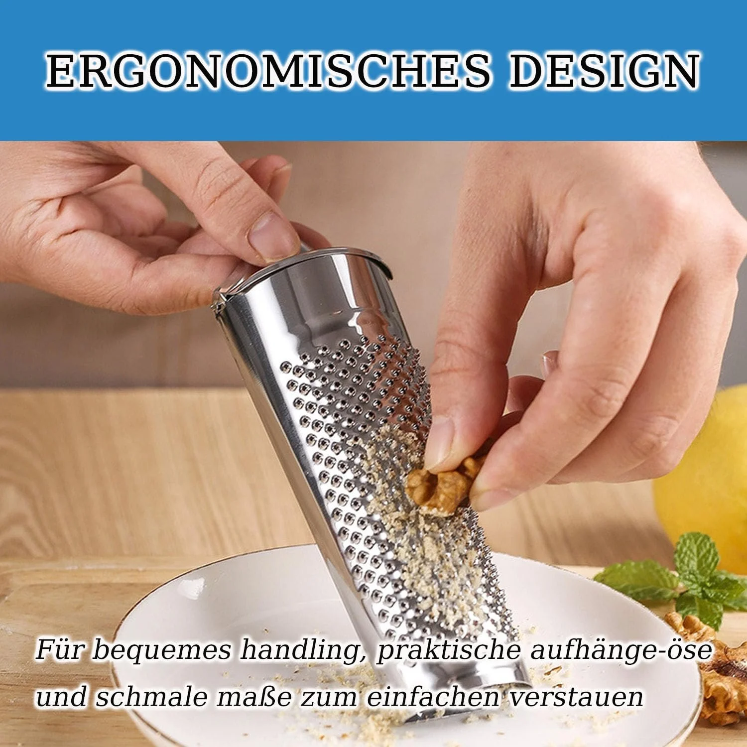 Терка для мускатного горіха з контейнером, фото №5