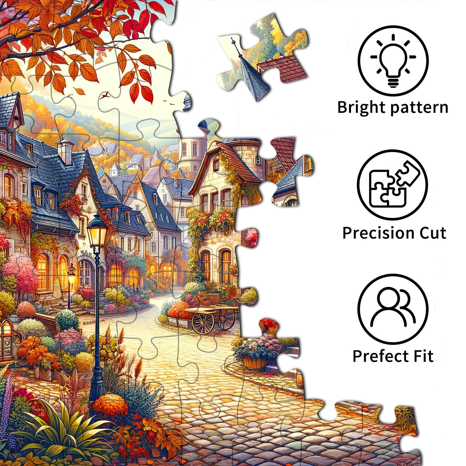 Пазл Місто восени 1024 елементи City in Autumn, фото №4