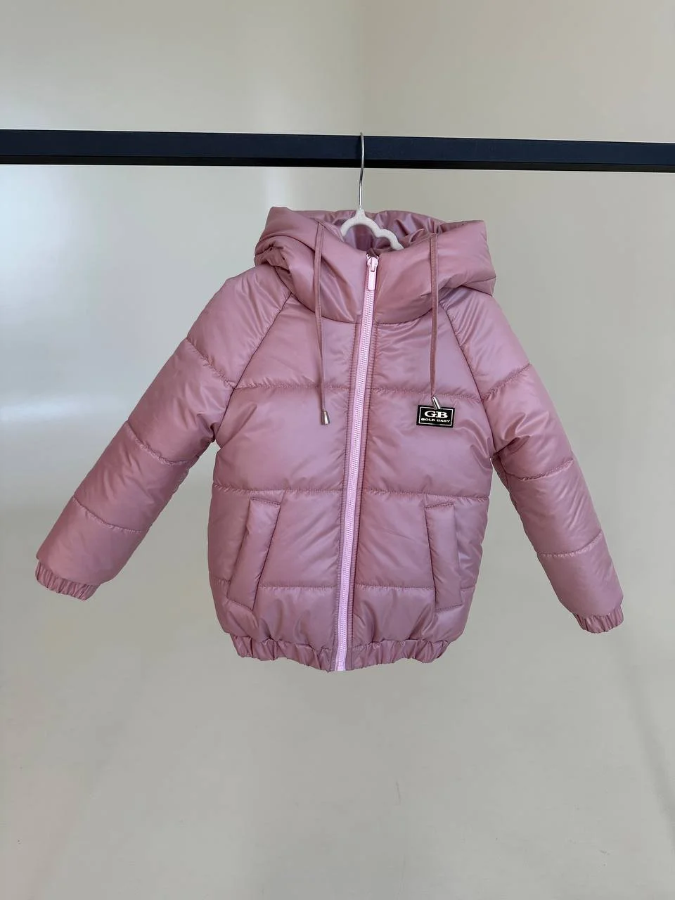 Дитяча демісезонна курточка з капюшоном від 74 до 158 розмір, весна/осінь пудра, фото №2 Дитяча демісезонна курточка з капюшоном від 74 до 158 розмір, весна/осінь пудра, фото №2
