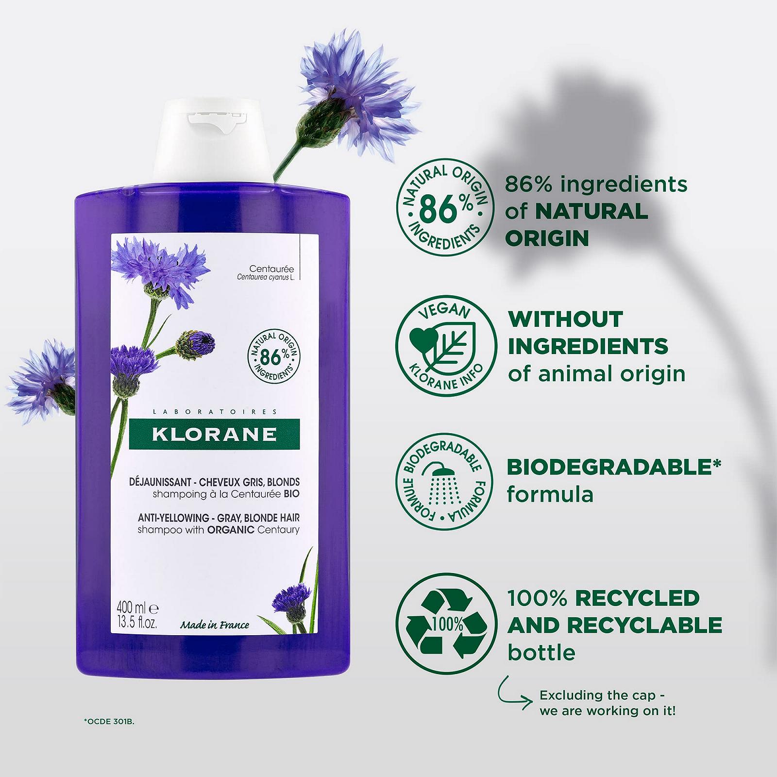 Шампунь Déjaunissant À La Centaurée 200 мл, фото №2