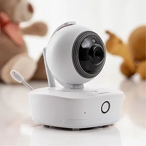 Видеоняня reer BabyCam Move / Wi-Fi / 720p HD / Поворот 330° / Управление со смартфона / Ночник / White synthetic.ua - Фото 1