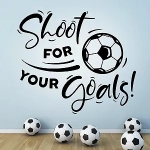 Наклейка на стіну Boys Football Shoot for Your Goals 830 x 730 мм - Фото 1