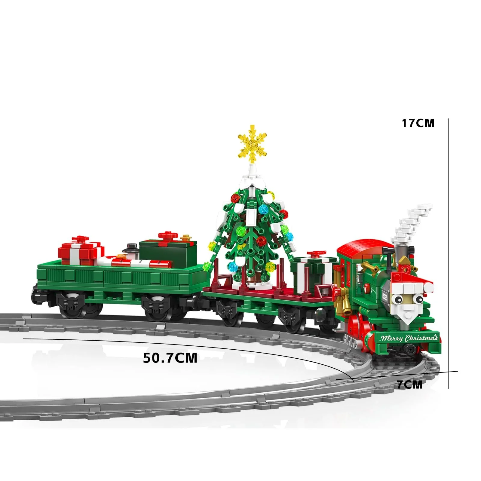 Конструктор Потяг Mould King Technik 12039 Різдвяний 922 деталі, фото №2