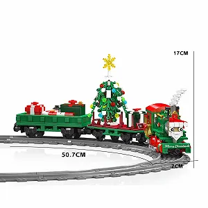 Конструктор Потяг Mould King Technik 12039 Різдвяний 922 деталі synthetic.ua - Фото 1