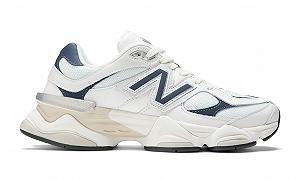 Кроссовки New Balance 060 Белые с темно-синим цветом размер 44.5 synthetic.ua - Фото 1