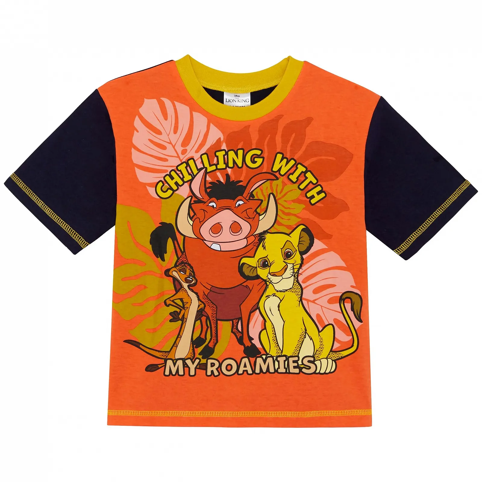 Піжама Roamies The Lion King з короткими рукавами для дітей 100% бавовна, фото №2