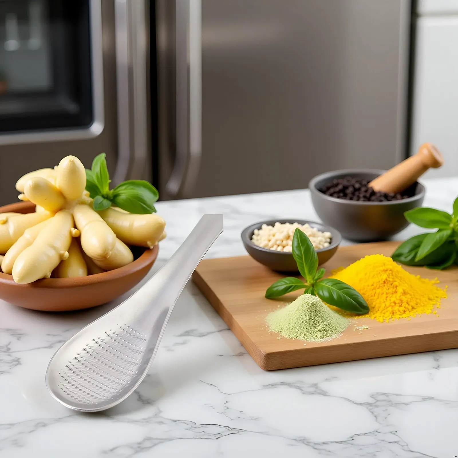 Терка кухонна з нержавіючої сталі у формі ложки для фруктів, фото №8