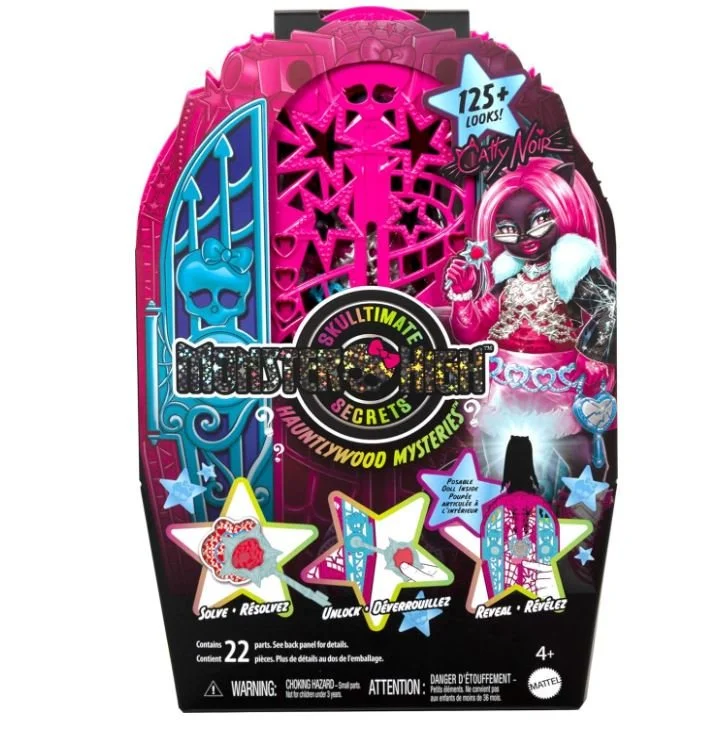 Monster High Catty Noir Кэтти Нуар тайны Хаунтлливуда Skulltimate Secrets – шкаф, 19+ сюрпризов, фото №5