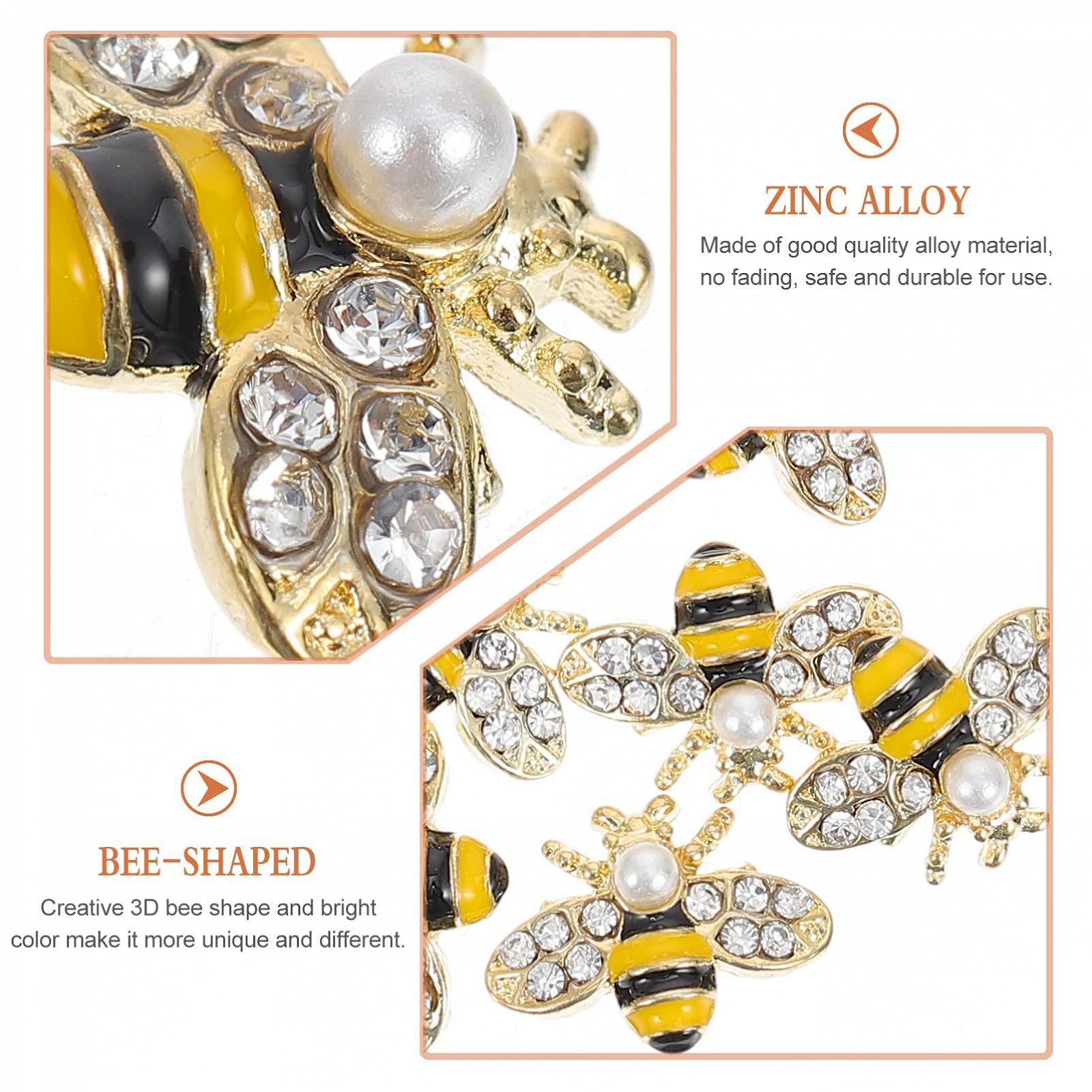 Прикраси для нігтів у формі бджілки minkissy, зроблені зі сплаву своїми руками, фото №8