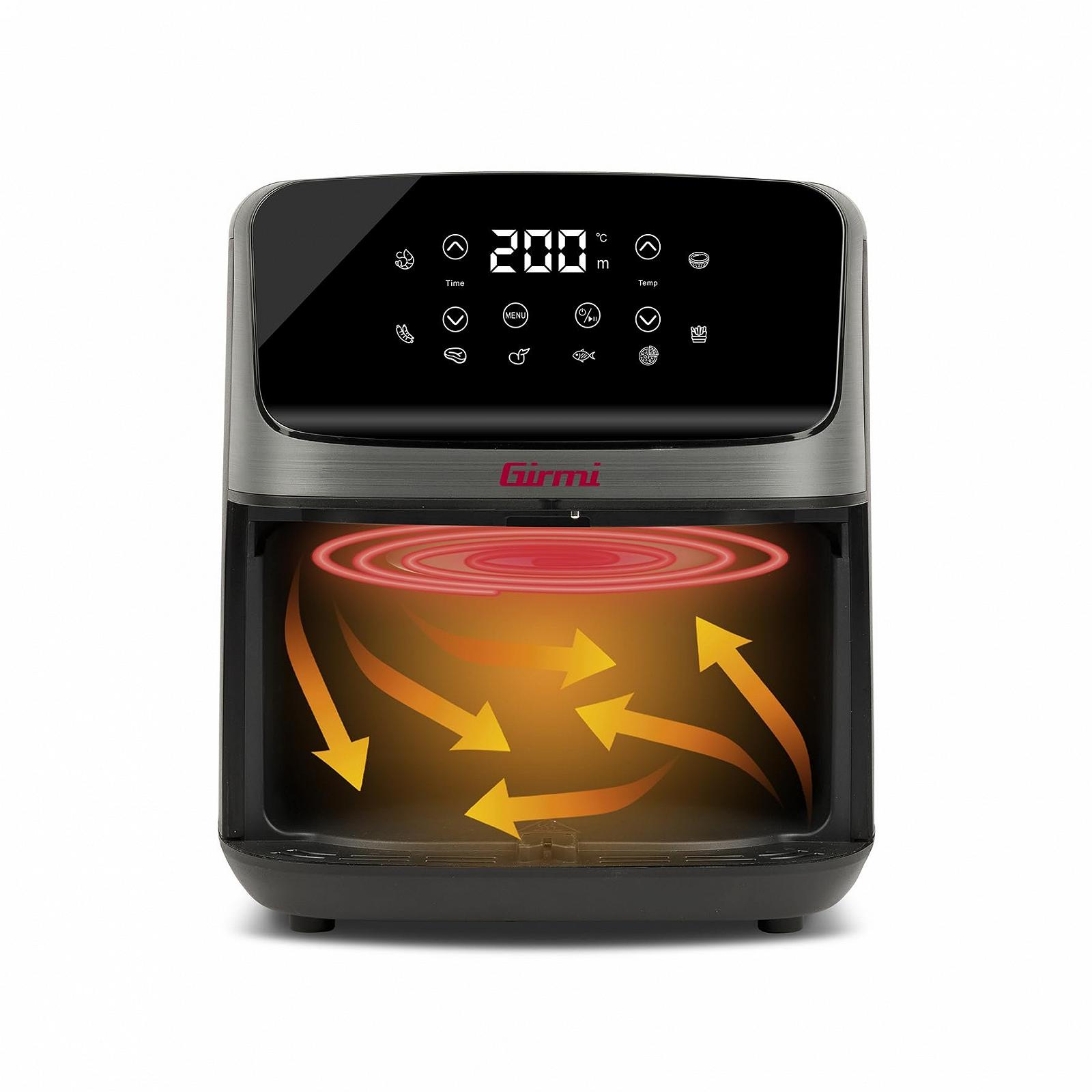 Мультипіч Girmi Ecofrit Lite FG27 4.2 л 1400 Вт Цифровий дисплей 8 програм Таймер Регулювання температури BPA-PFOA Safe Книга рецептів, фото №7 Мультипіч Girmi Ecofrit Lite FG27 4.2 л 1400 Вт Цифровий дисплей 8 програм Таймер Регулювання температури BPA-PFOA Safe Книга рецептів, фото №7
