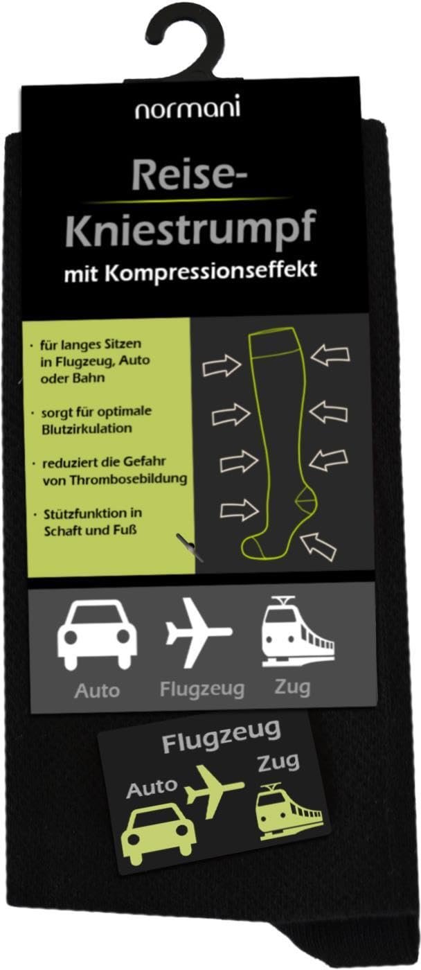 Дорожные гольфы Normani с поддержкой и легким компрессионным эффектом 2-6 пар Черный, фото №3