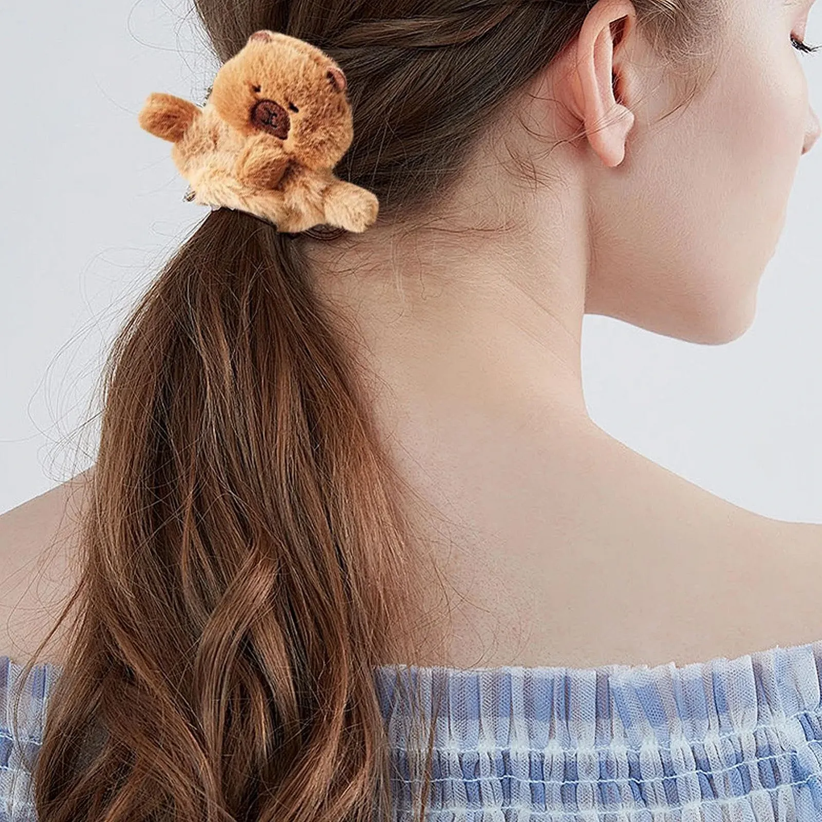 Заколка для волос Капибара Дизайн Животного Мягкая заколка для волос Женская заколка для волос Капибара Мягкая Толстая Милая, фото №2 Заколка для волос Капибара Дизайн Животного Мягкая заколка для волос Женская заколка для волос Капибара Мягкая Толстая Милая, фото №2