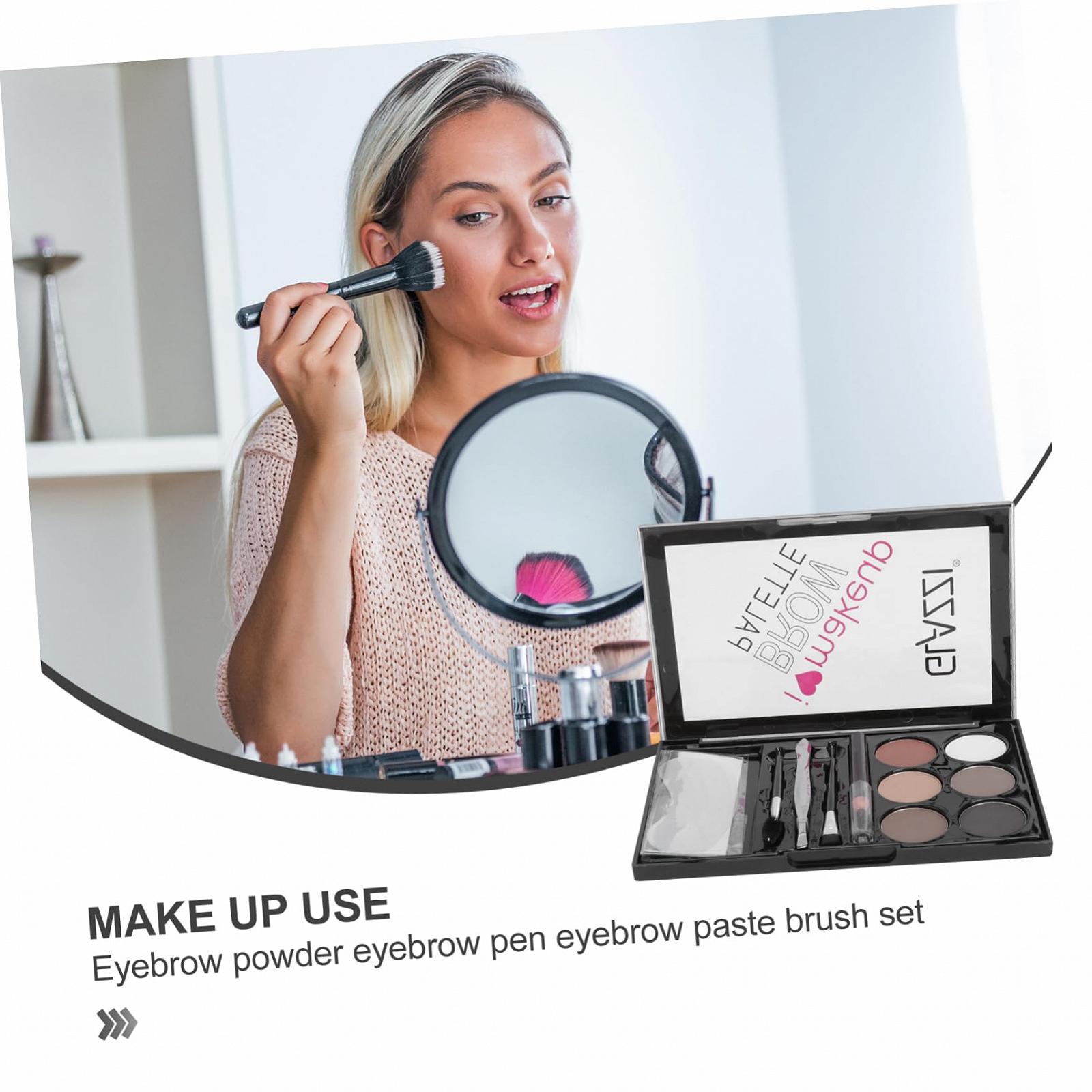 Набір Healvian ABS 4 Сетовий для Бровей з Пудрою Шести Кольорів, фото №7