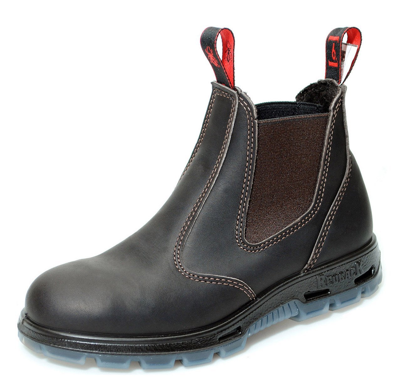 Ботинки рабочие Redback USBOK со стальным подноском - Unisex + средство для ухода за кожей - Claret Brown, фото №1