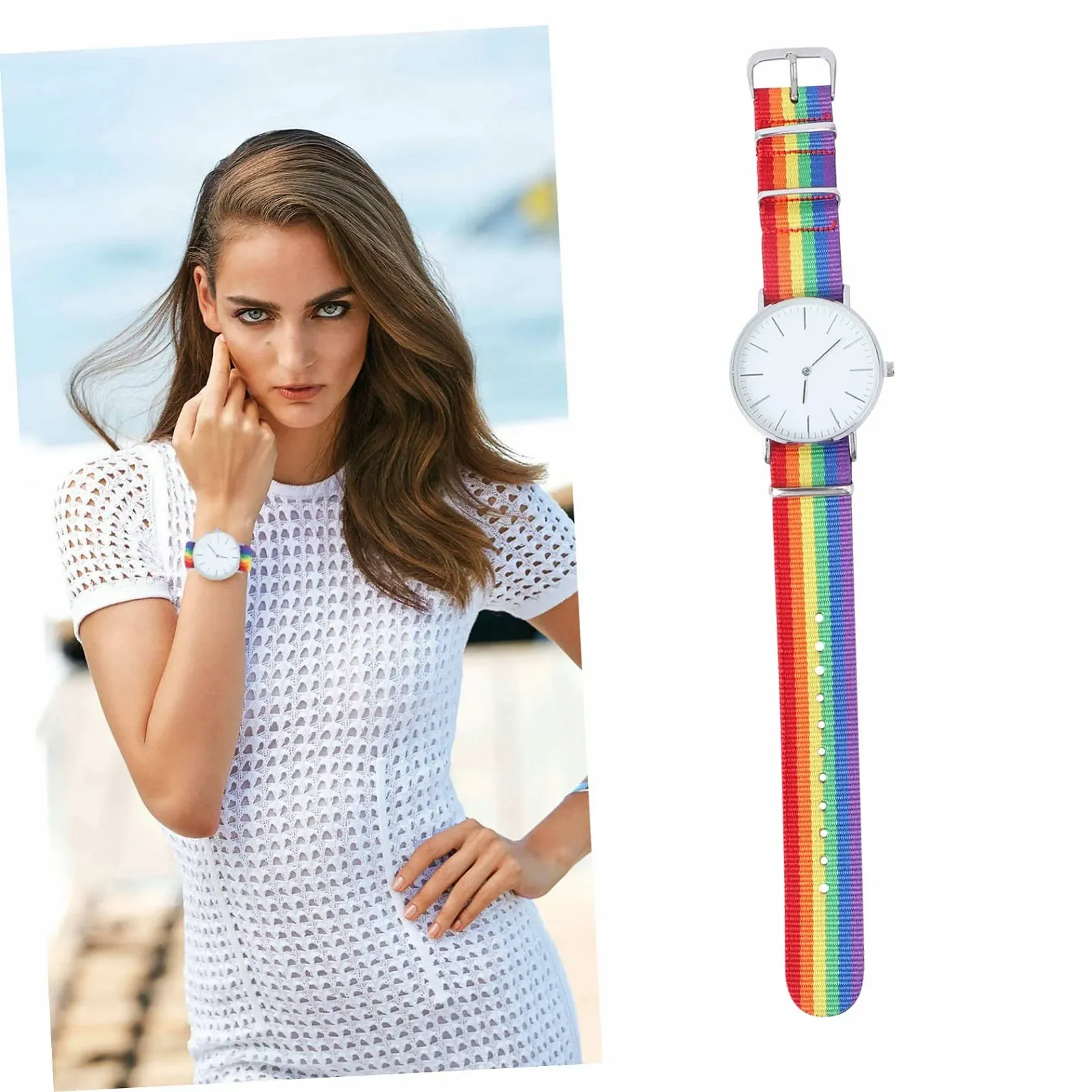 Годинник Чоловічий Кварцовий PartyKindom Сріблястий, фото №9 Годинник Чоловічий Кварцовий PartyKindom Сріблястий, фото №9