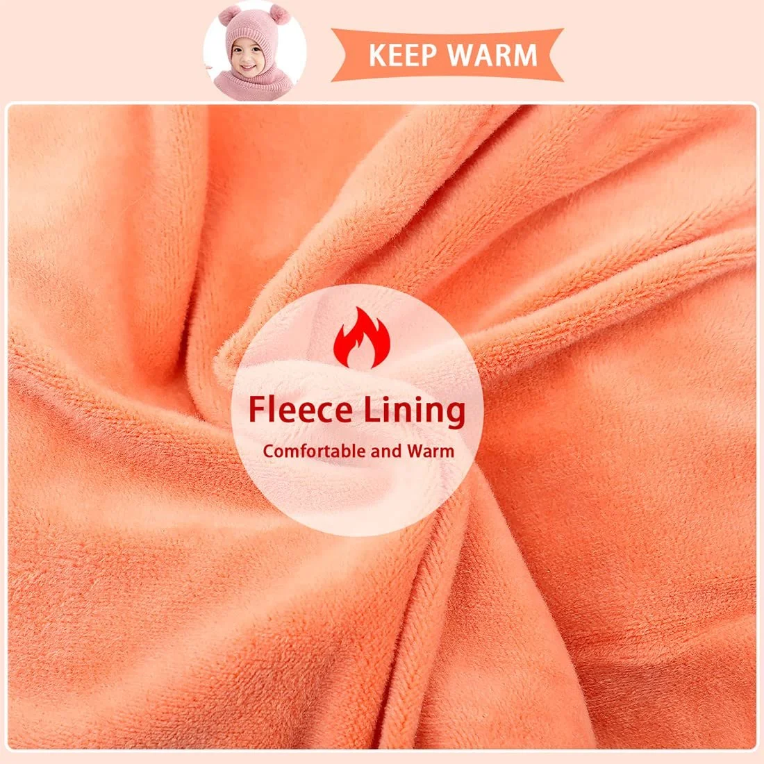 Шапка-бини MAMUNU Детская Зимняя, фото №2