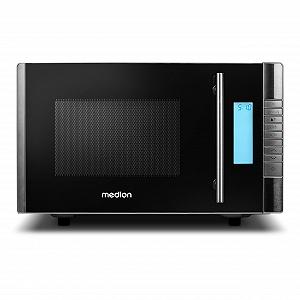 Микроволновая печь с грилем Medion MD 14482 20 л 8 автоматических программ 800 Вт / 1000 Вт Silver / Black - Фото 1