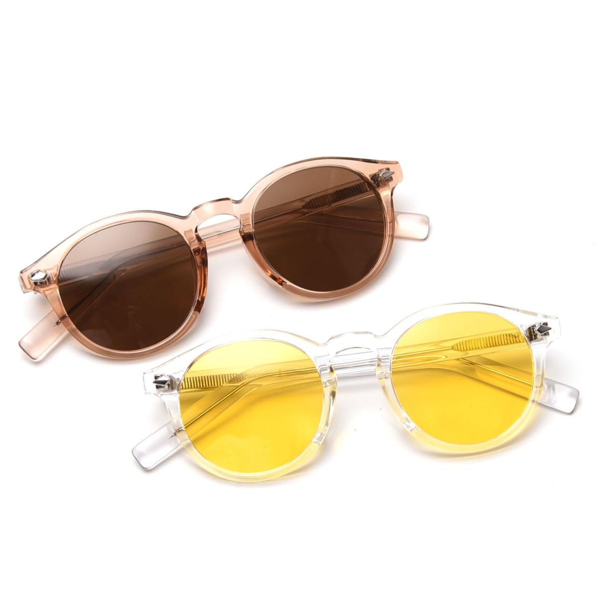 Круглі сонцезахисні окуляри Kachawoo Поляризовані UV400 Модні, фото №3