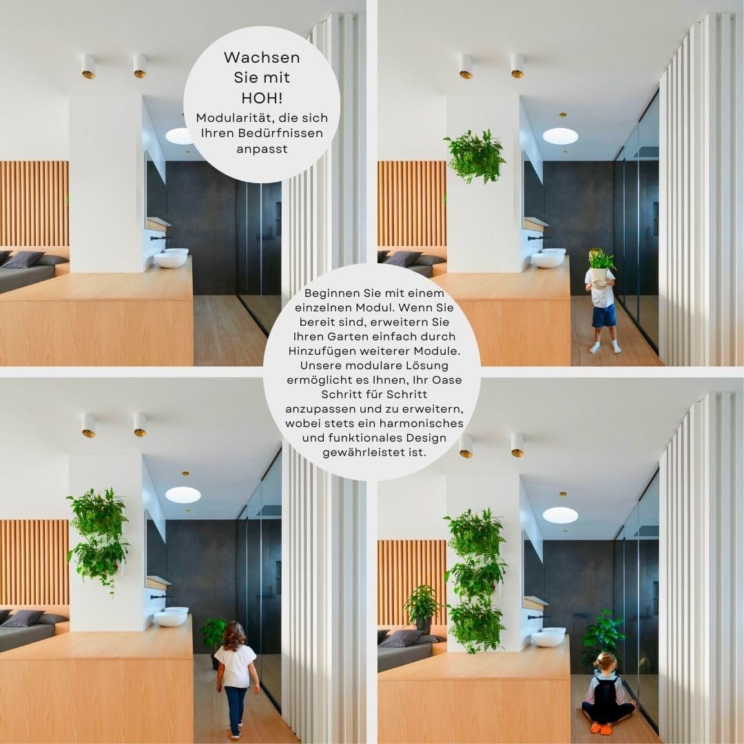 Настінне кашпо Ortisgreen HOH дизайнерське пластикове з мохом Біле, фото №9 Настінне кашпо Ortisgreen HOH дизайнерське пластикове з мохом Біле, фото №9