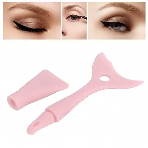 Інструмент для підводки очей Силіконовий Багаторазовий Багатофункціональний Портативний для косметики Рожевий synthetic.ua - Фото 1