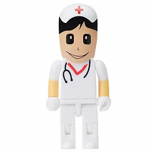 Купити USB-флеш-накопичувач Cartoon Nurse Model 32 ГБ USB 2.0 Білий - Фото 1 USB-флеш-накопичувач Cartoon Nurse Model 32 ГБ USB 2.0 Білий - Фото 1