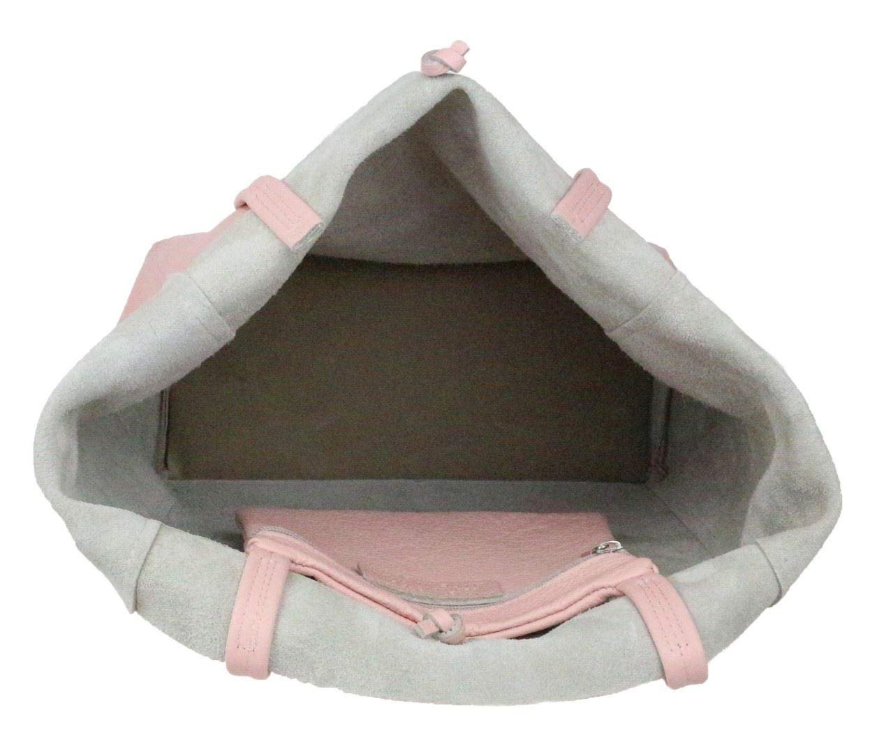 Женская сумка с открытой ручкой Girly Handbags из натуральной кожи, фото №3